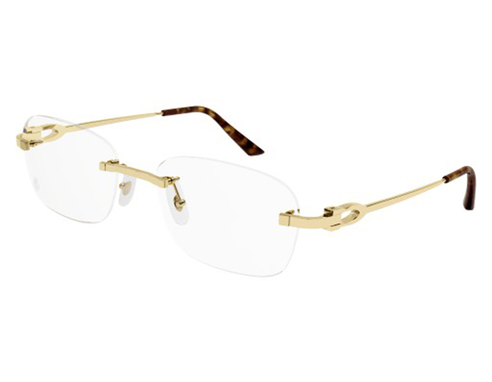 NWT Cartier CT0290o-003 Gold 55mm Glasses